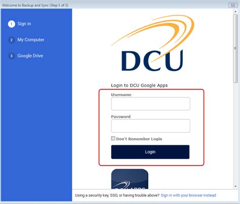 dcu login